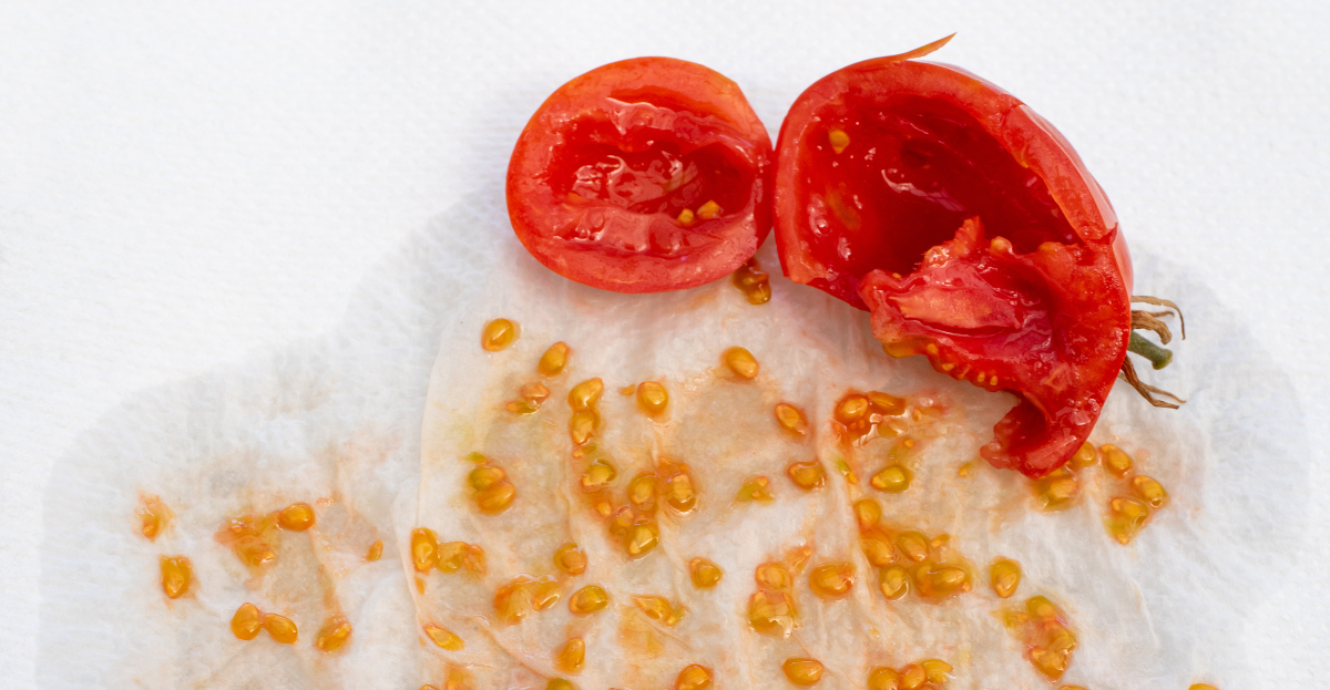 Saving tomato seeds